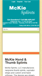 Mobile Screenshot of mckiesplints.com